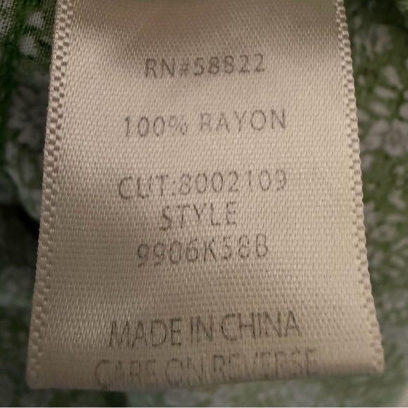 Max Studio Green and White‎ Floral Flowy Sleeveless Maxi Dress, size M - Picture 4 of 7